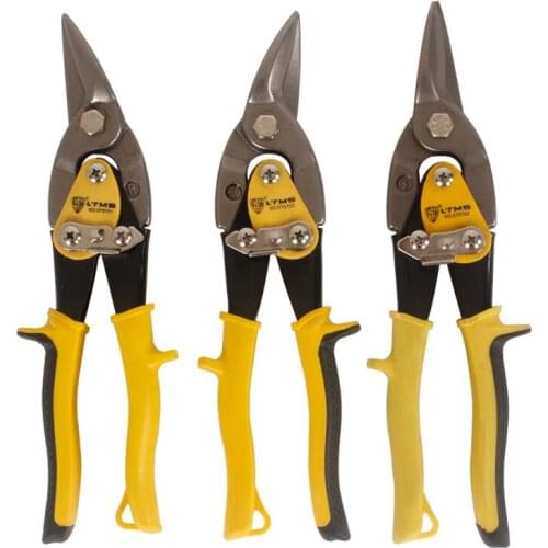 High Quality 3pcs/set Metal Snip Aviation Scissor Iron Plate Cut Shear Household Tool Sharp Cutting Manual Tool
