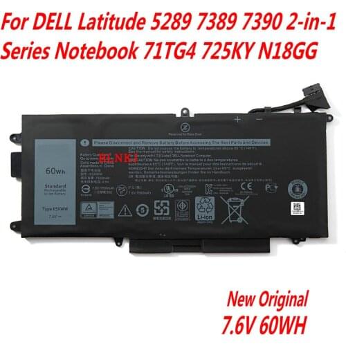 High Quality K5XWW Laptop Battery For Dell Latitude 5289 7389 7390 2-in-1 Series Notebook 71TG4 725KY N18GG