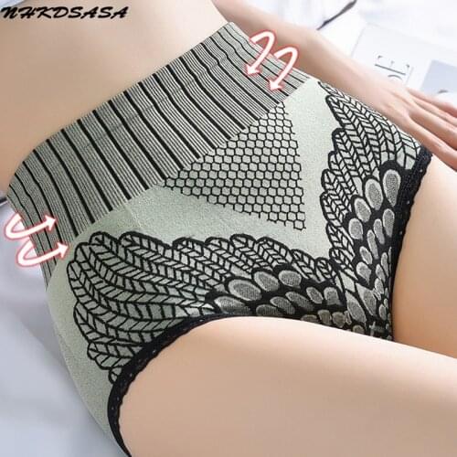 NHKDSASA Womens Underwear Panties High Waist Seamless Butt Lifter Tummy Control Full Coverage Soft Comfortable Briefs Panty