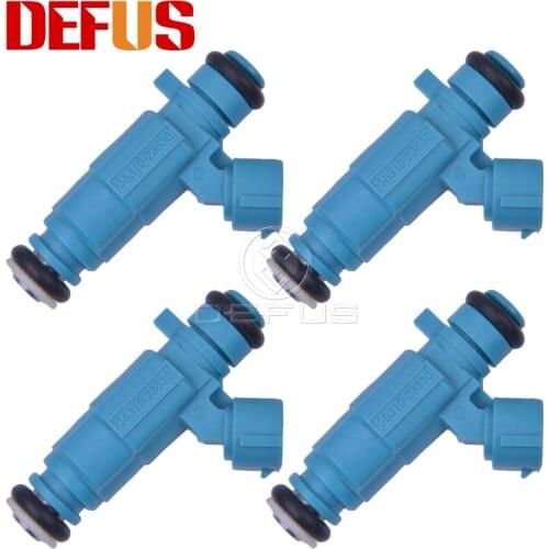 4x NEW Fuel Injector Nozzle Bico For Rondo Sportage Spectra Hyundai Santa Fe Tucson Tiburon Elantra 35310-23630 Engine Injection