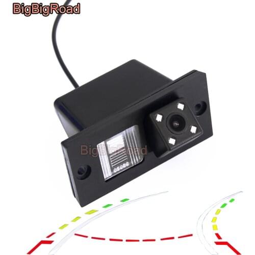 BigBigRoad For Hyundai H1 H-1 H300 H100 Grand Starex Royale iMax iload i800 Cargo Car Intelligent Track Rear View Parking Camera