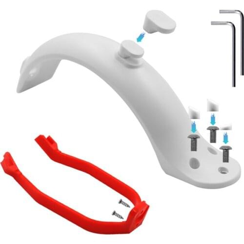 Durable Scooter Mudguard For XiaoMi M365/ M365 Pro Electric Scooter Tire Splash Fender with Rear with Tyre Splash Fender