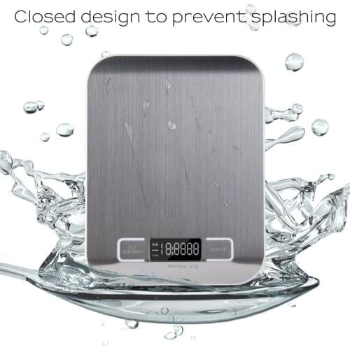 5kg Household Kitchen Scale Electronic Food Scales Diet Scales Measuring Tool Slim LCD Digital Electronic Weighing Scale