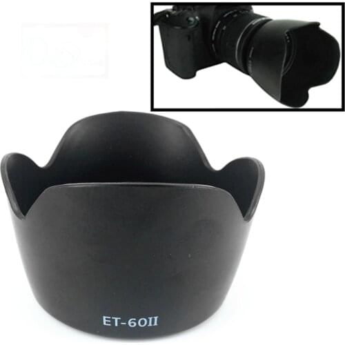 Flower Petal Lens Hood Replace ET-60II ET60II for Canon 55-250 75-300 f/4-5.6 90-300 mm f/4.5-5.6 ET60 II ET-60 II
