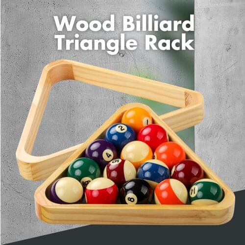 Wood Triangle Billiard Triangle Rack 525mm/572mm 8 Ball Professional Handmade Durable Billiard Accessories China