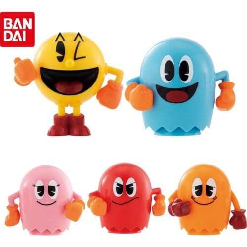 Bandai Genuine Gashapon Toys Shellless Gacha Modeling series Pac-Man Action Figure Model Toys Gifts For Children