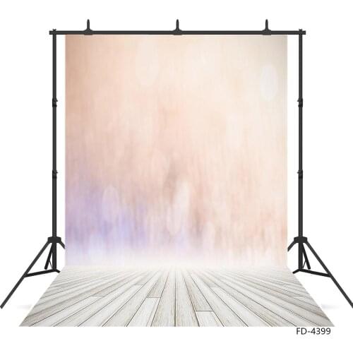 Gradient Bokeh Wooden Floor Photographic Backdrop Customized Background for Children Baby Prom Party Photophone Photo Studio
