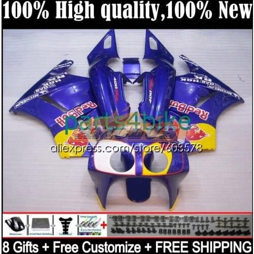 Body For HONDA VFR400 R V4 VFR400RR RVF400R VFR400R 1987 1988 34CL.81 RVF VFR 400 R RR 400R CC NC24 87 88 Fairings Blue yellow