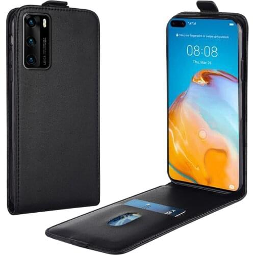Flip Leather Case for Huawei P40 ANA-AN00 ANA-TN00 ANA-NX9 Vertical Cover for Huawei P40 p40 Case Phone Bag