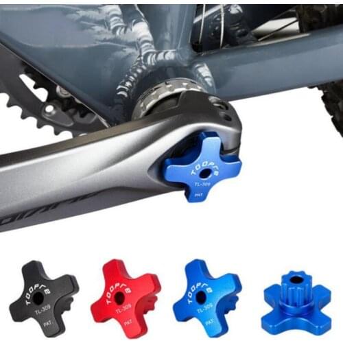Bicycle Bracket Crank Cup Cover Removal Pedal Crank Extractor Road Bike Bottom Wrench For Torx Crank Cover Cycling Repair Tools
