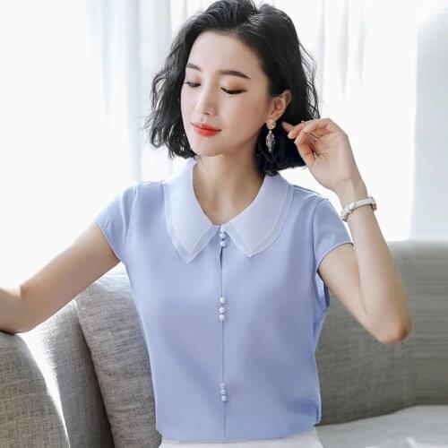 Lace Girl Blue Blouses