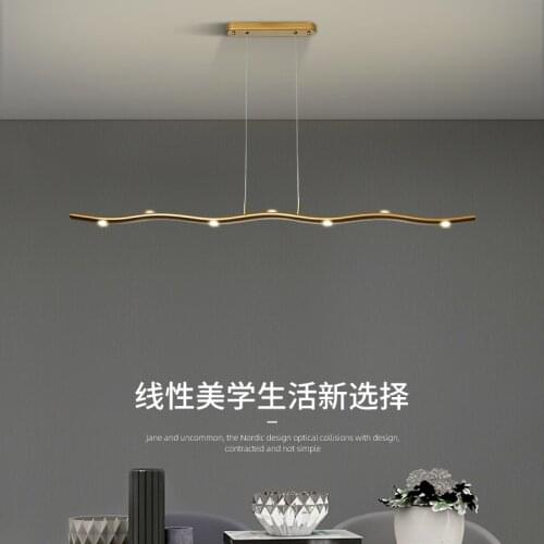 LED Chandelier Gold Black White Lights for Bedroom Dining Room Kitchen Living Room Decor Hanging Indoor Lighting Chandelier