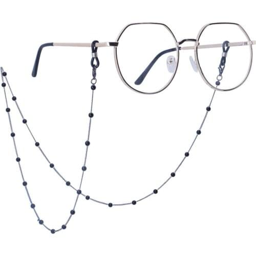 Fashion Simple Pearl Glasses Chain Neck-proof Glasses Rope Mask Chain Necklace Glasses Accessories