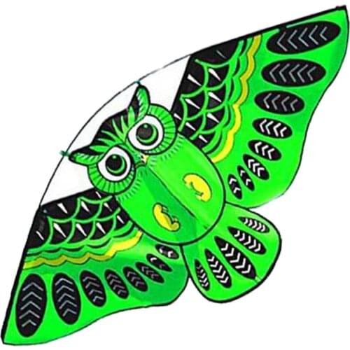 NEW High Quality Bird Kites / Owl Kite Easy Control With Handle Line Kid Kite Sale String Outdoor Toys