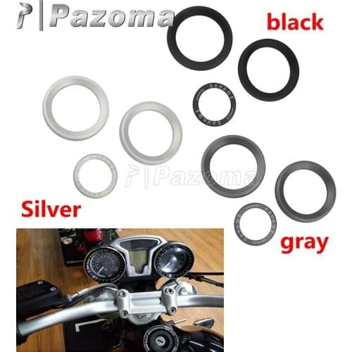 Silver/Gray/Black Motorcycle Aluminum Tachometer Speedometer Key Ring Cover Guard For BMW R NINE T R1200R 2014 2015 2016 2017