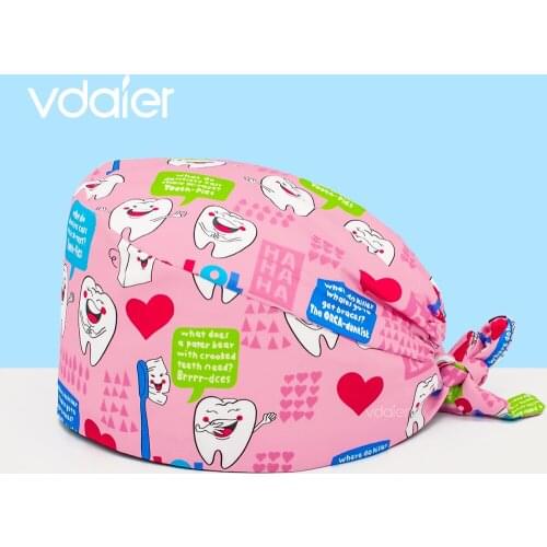 Dentistry scrubs hat nurse hats anime operating room cap high quality hospital work cap Pet veterinary hat dentist nursing hat