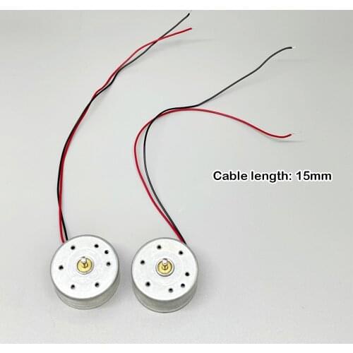 Micro RF-300CA DC 5V 3V-6V 3.7V Mini 24mm*12mm Round Electric Motor 4mm Long Shaft Mute DIY Solar Test Fan Part Toys Cars Boats