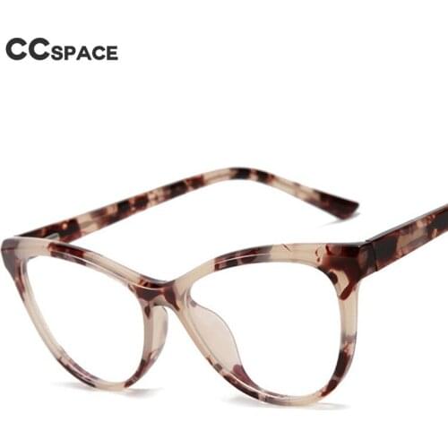 47436 Plastic Titanium Anti Blue Light Optical Glasses Frames Spring Leg Cat Eye Women Men TR90 Fashion Computer Eyeglasses