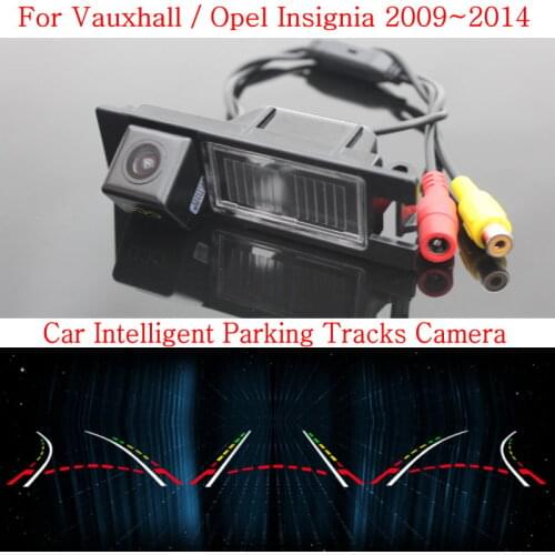Car Intelligent Parking Tracks Camera FOR Vauxhall / Opel Insignia 2009~2014 / HD Back up Reverse Camera / Rear View Camera