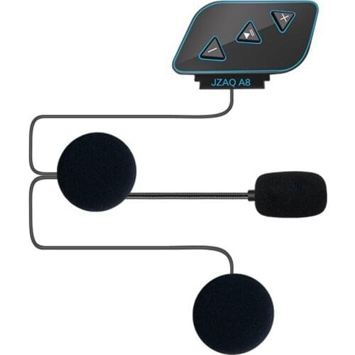 A8 Motorcycle Bluetooth-compatible 5.0 Helmet Motorbike Wireless Communication Headsets Helmet Interphone Intercom Headphone