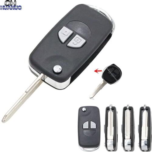 2 Button Remote Key Shell Case Blank Fob For Suzuki Grand Vitara Swift Ignis SX4 Liana Alto HU133R SZ11R TOY43 Blade