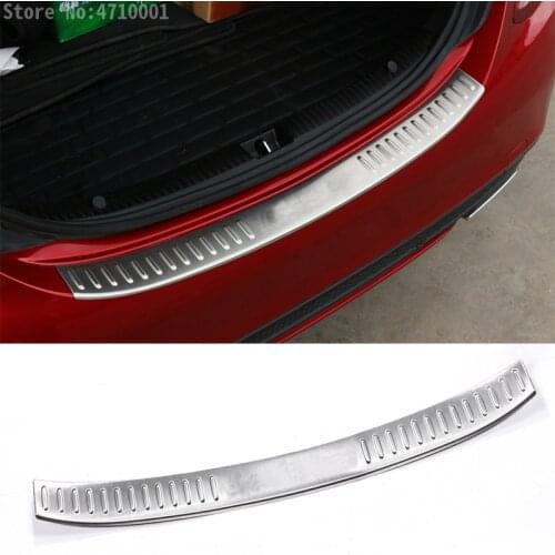 For Mercedes Benz C-Class W205 C200 C180 C260 C63 2015 2016 Stainless Rear Trunk Bumper Inner/outside Sill Plate Protector Cover