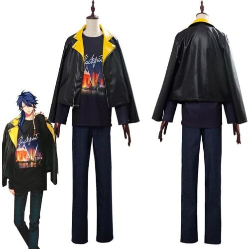 DRB Division Rap Battle Fling Posse Arisuga Dice Arisugawa Cosplay Costume Uniform Halloween Carnival Costumes Full Set Custom