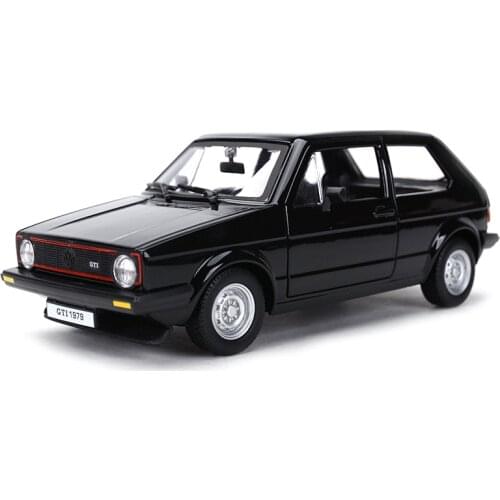 Bburago 1:24 1979 Golf MK1 GTI Hot Hatch Static Die Cast Vehicles Collectible Model Car Toys