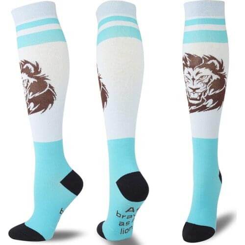Compression Stockings 15-20 MmHg Graduated Sports Mens Running Long Socks Womens Slim Beauty Leg Prevent Varicose Veins Socks