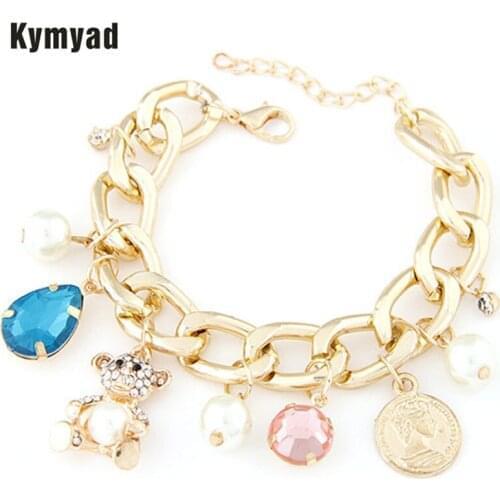 Золотые браслеты Kymyad China At AliExpress