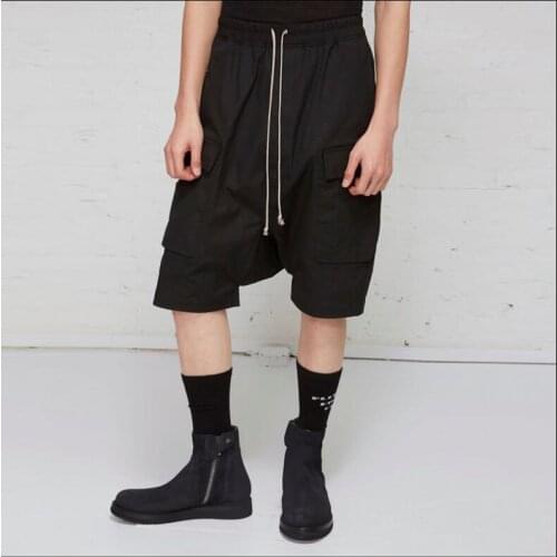 27-46 2020 Mens clothing GD Hair Stylist Pocket 5-point shorts sports drawcord tie elastic big underpants plus size costumes