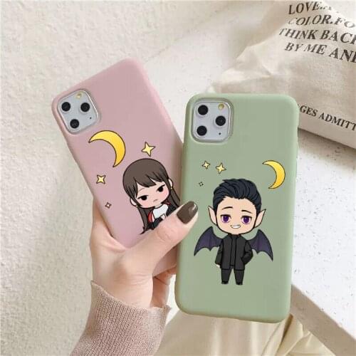 New Degenerate angel Lucifer candy color TPU soft phone case For iphone 6S X XR XSMax 7 8 Plus 11pro 12pro MAX American TV cover