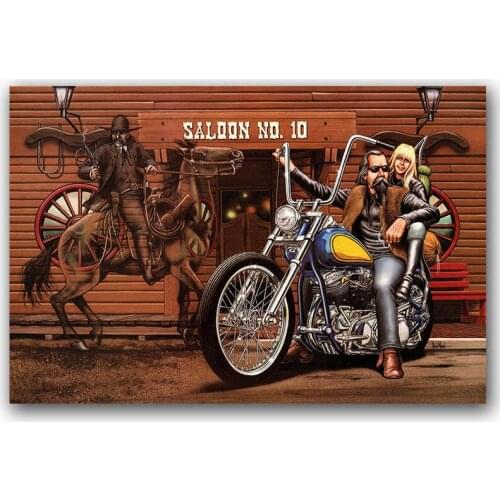 Easy Rider Classic Movie Silk Poster Wall Art Print Canvas Painting 30x45 60x90 Decorative Picture Wallpaper Bedroom Decoration