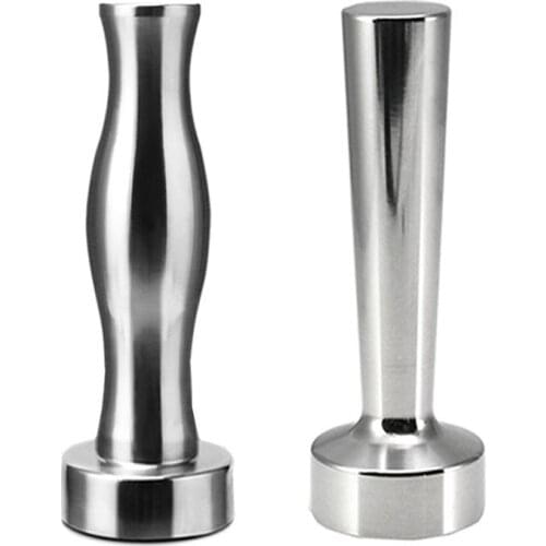 Nespresso Solid Stainless Steel Flat Plated Base Coffee Tamper For Espresso DIY Manual Coffee Bean Mill Press Coffee Grinder 1PC