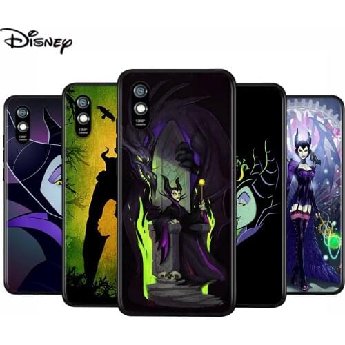 Silicone Cover Cartoon Disney Maleficent For Xiaomi Redmi 9 9T 9C 8 7 6 Pro 9AT 9A 8A 7A 6A S2 5 5A 4X GO Phone Case