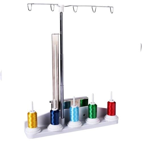 Sew Tech Sewing Thread Holder Stand 5 Spool Stand for Embroidery Machine Janome 9500 9000 350E 300E Sewing Thread Stand