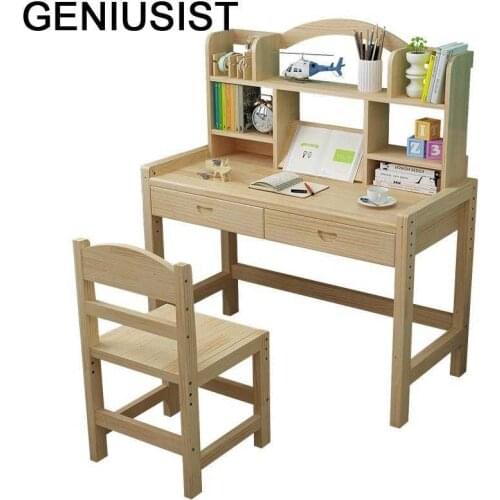 For Toddler Play Scrivania Bambini Children Baby Chair and De Estudo Adjustable Bureau Enfant Mesa Infantil Study Kids Table