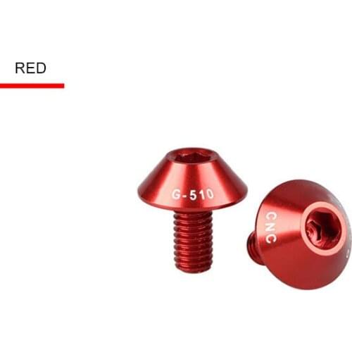 Mountain Bike Bottle Cage Screw Ultra-Light Aluminum Alloy Color Stem Screw Disc Screw Bicycle Multi-Function Parts