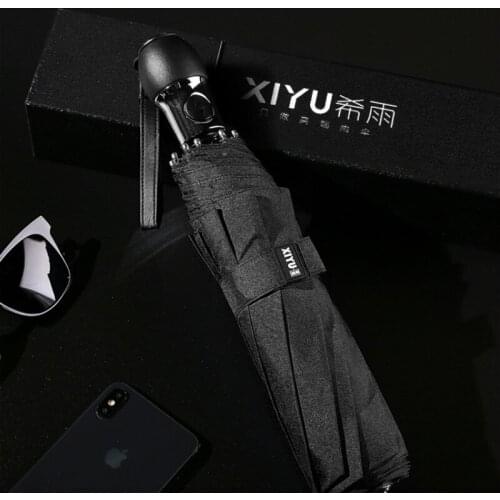 Luxury Japanese Automatic Umbrella Folding Large Sun Umbrella Women Rain Umbrellas Men Business Soild Color Paraguas Gift B65