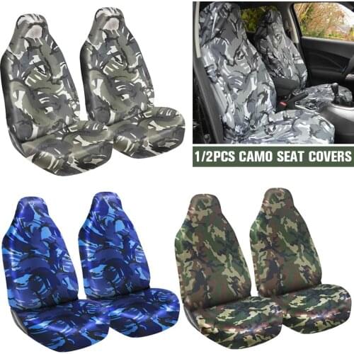 1/2PCS 3 Type Universal Polyester Seat Cover Front Car Van Seat Covers Protectors For Most Car Truck Van SUV