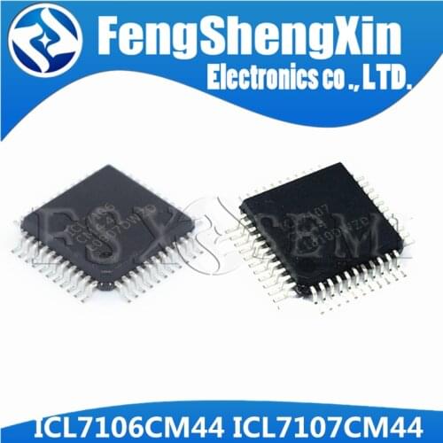 1~5)PCS ICL7106CM44 ICL7106 QFP44 ICL7107CM44 ICL7107 LCD Display Driver