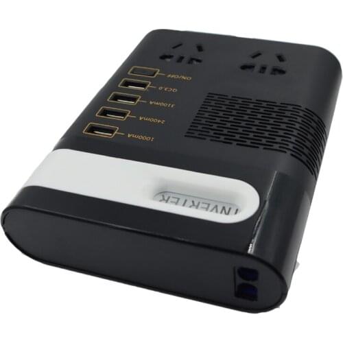 200W Multifunctional Car Inverter 12V To 220V Power Converter Mini Mobile Phone Charger USB Smart Distributor QC3.0 Fast Charge