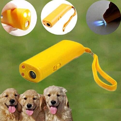 3 in 1 Anti Barking Device Dog Training Ultrasonic Dog Repeller Stop Bark Pet Dog Training Equipment With LED Anti Blaf Apparaat