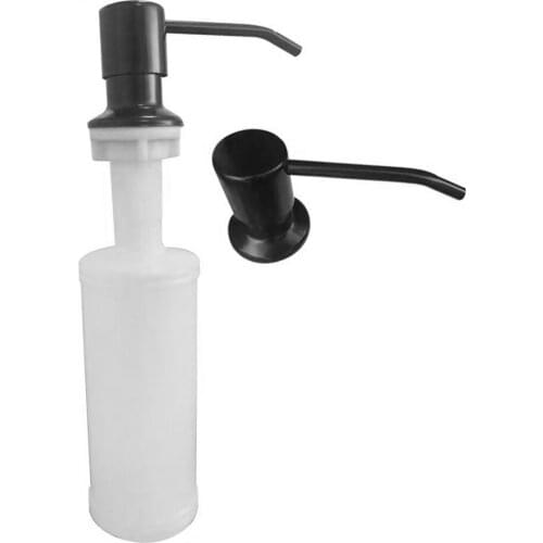 300ml Hand Wash Soap Bottle Kitchen Sink Shampoo Container Detergent Stainless Steel for Household Cleaning Cooking