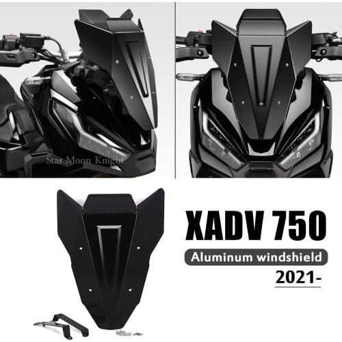 Motorcycle accessories windshield windscreen Aluminum Wind Shield Deflectore For honda xadv 750 X-ADV 750 X ADV XADV750 2021