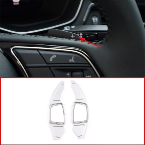 Car Steering Wheel Extension Shifters Shift ABS Shift Paddles For AUDI A3 A5 A8 A4L Q3 Q7 Q5L R8 S3 S4 S5 SQ5 TT TTS Accessories