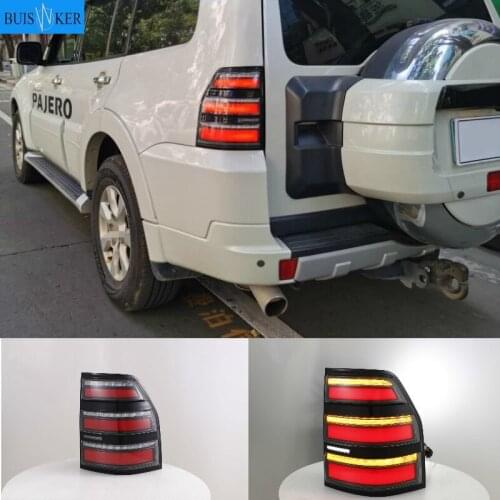 Car Styling for Pajero V93 Tail Lights 2006-2020 Pajero V97 LED Tail Light Rear Lamp DRL Brake Signal Reverse auto Accessories