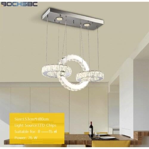BOCHSBC Crystal Pendant Lights
