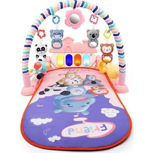 Baby Play Mat Educational Puzzle Carpet with Piano Keyboard Lullaby Music Kids Gym Crawling Activity Rug Toys for 0-12 Months
