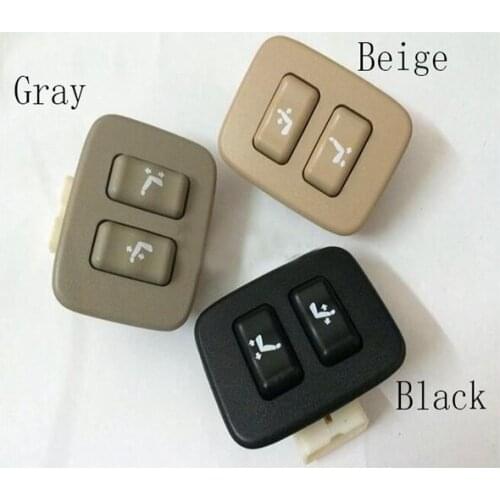 For toyota Prado Camry Highlander Electric Seat Backrest Adjustment Switch Button With Wire Plug